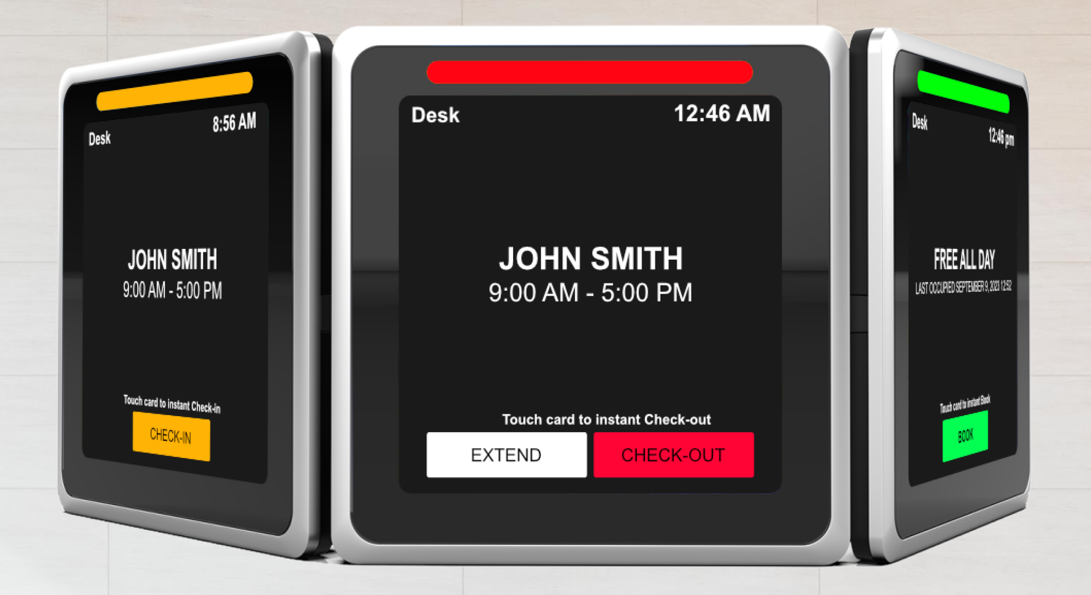RX-TD-0360 Smart Desk Booking Panel